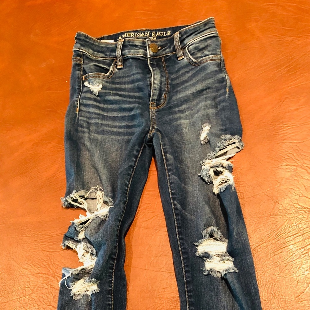 American Eagle Ripped Skinny Jeans